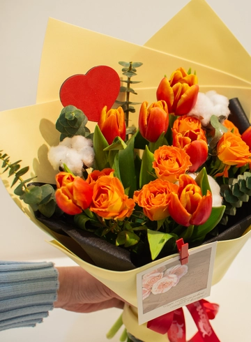 Букет «Солнечные зайчики» от интернет-магазина цветов в 