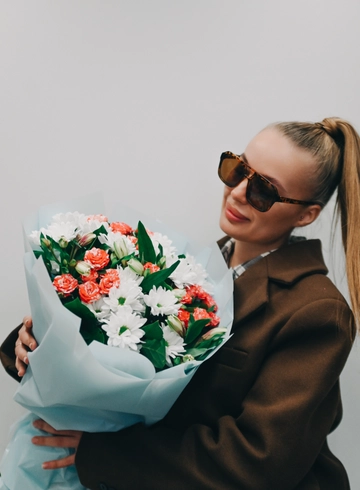 Букет «Нежное сердце» от интернет-магазина цветов в 