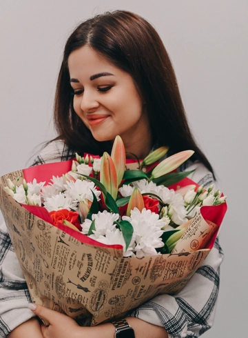 Букет«Розовый бриз» от интернет-магазина цветов в 