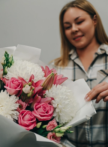 Букет «Цветочный душ» от интернет-магазина цветов в 