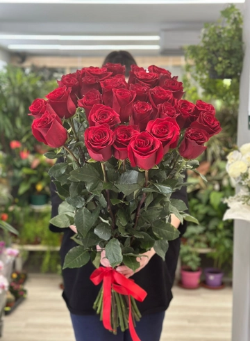 Букет «Красная классика» от интернет-магазина цветов в 