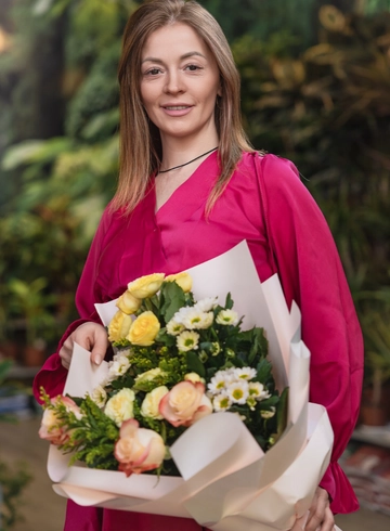 Букет &laquo;Нежная красавица&raquo; от интернет-магазина цветов в 