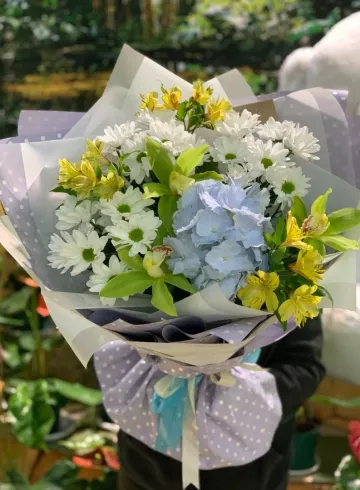 Букет «Снежность» от интернет-магазина цветов в 