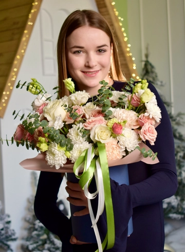 Композиция &laquo; Нежная улыбка&raquo; от интернет-магазина цветов в 