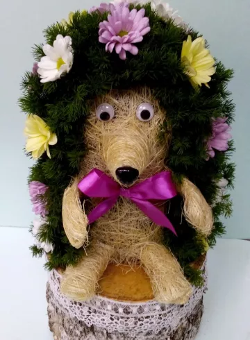 «Ежик» от интернет-магазина цветов в 