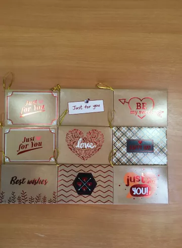 Открытка в ассортименте 9*6 от интернет-магазина цветов в 