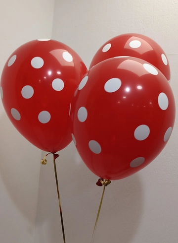 Воздушный шар « Красный Горох» от интернет-магазина цветов в 