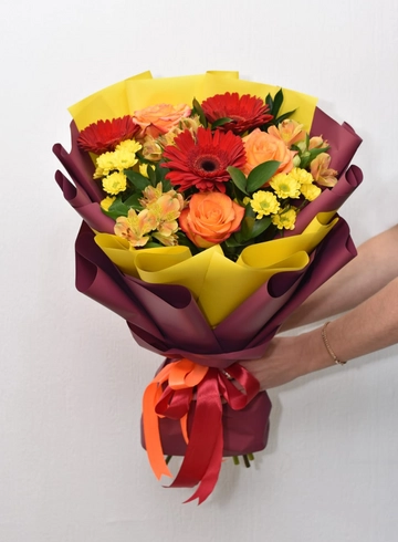 Букет &laquo;Солнечная леди&raquo; от интернет-магазина цветов в 