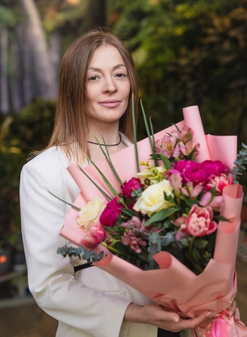 Букет &laquo;Любимой Маме!&raquo; от интернет-магазина цветов в 