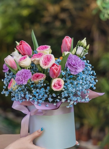 Композиция «Радужный Дождь» от интернет-магазина цветов в 