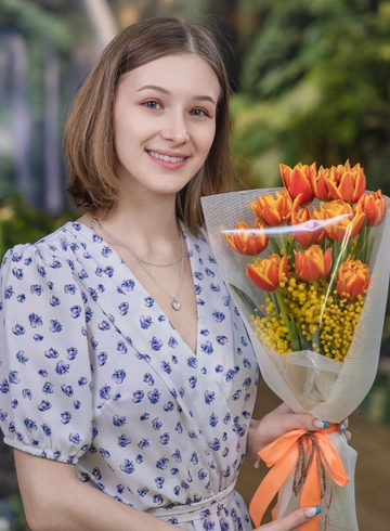 Букет «Цветочное Утро» от интернет-магазина цветов в 