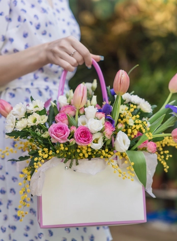 Композиция &laquo;Райские Цветы&raquo; от интернет-магазина цветов в 