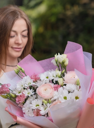 Букет &laquo;Розовая Жизнь&raquo; от интернет-магазина цветов в 