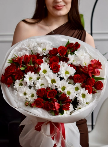 Букет «Снежная страсть» от интернет-магазина цветов в 