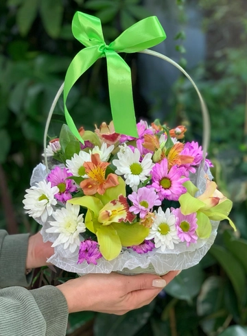 Композиция «Цветочное оливье» от интернет-магазина цветов в 