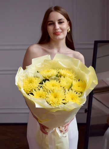  Букет «Солнечная хризантема» от интернет-магазина цветов в 