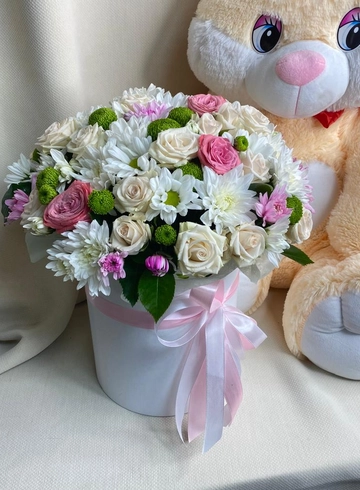 Композиция «Робкий поцелуй» от интернет-магазина цветов в 